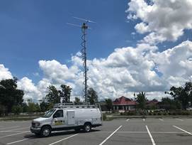 K0BAK van operating in 222 contest at local park using just two antennas